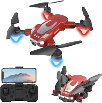 J2 Foldable Drone with Dual HD Camera, Optical Flow Hover & Obstacle Avoidance – 2 Batteries