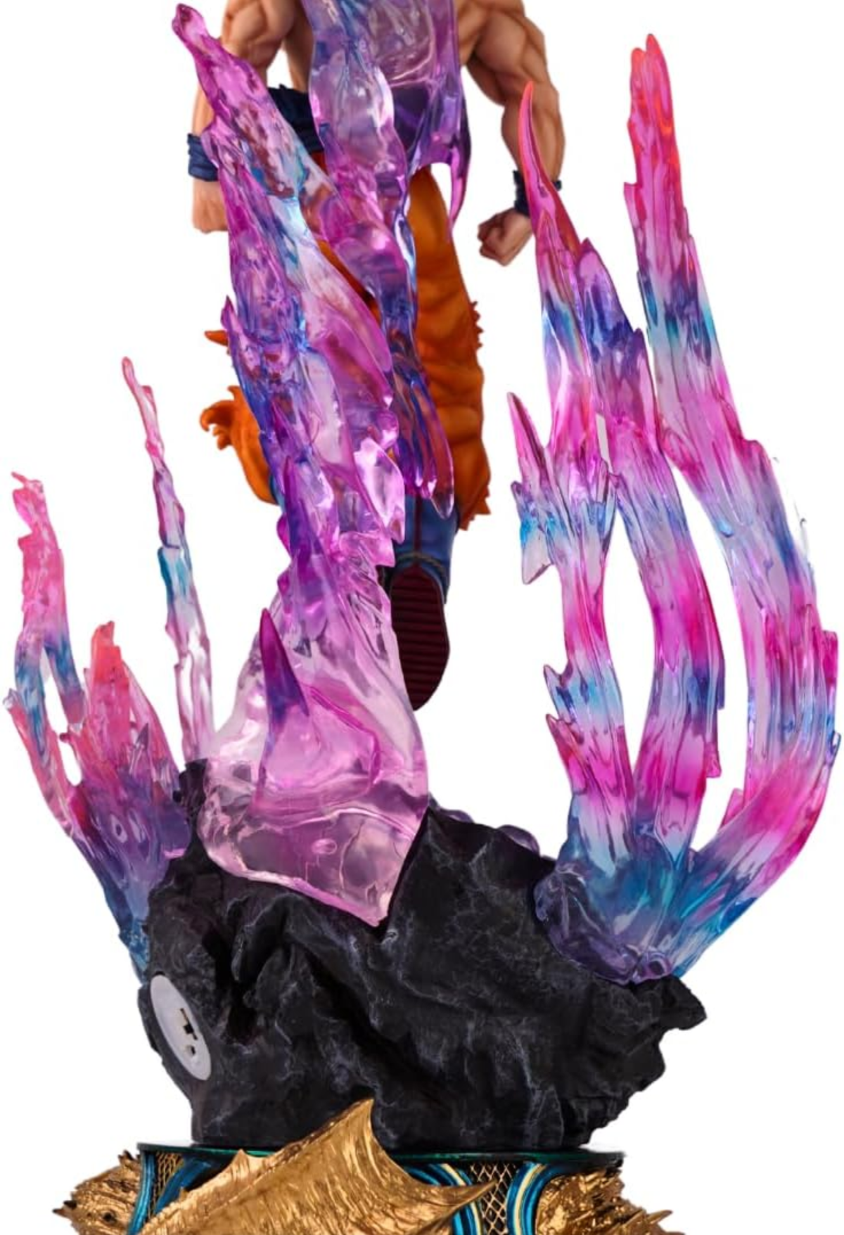 Dragon Ball Super Ultra Instinct Goku LED Statue with 3 Heads – 53cm
