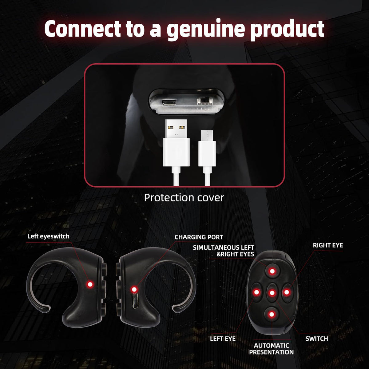 Spider-Man Mask with Remote Control Finger Ring