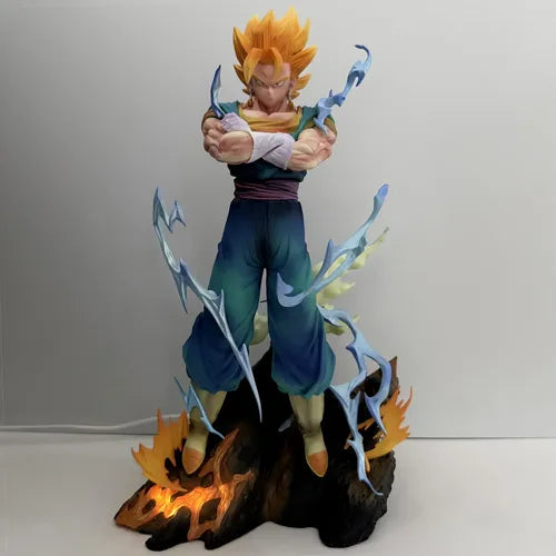 Super Saiyan Vegito lightning aura statue