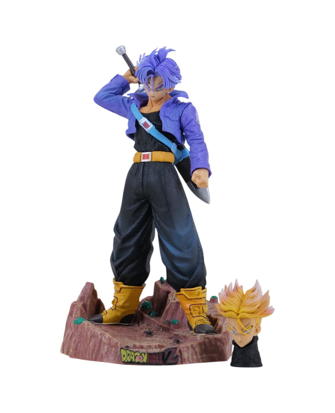 Dragon Ball Z Future Trunks Figure with Super Saiyan Head