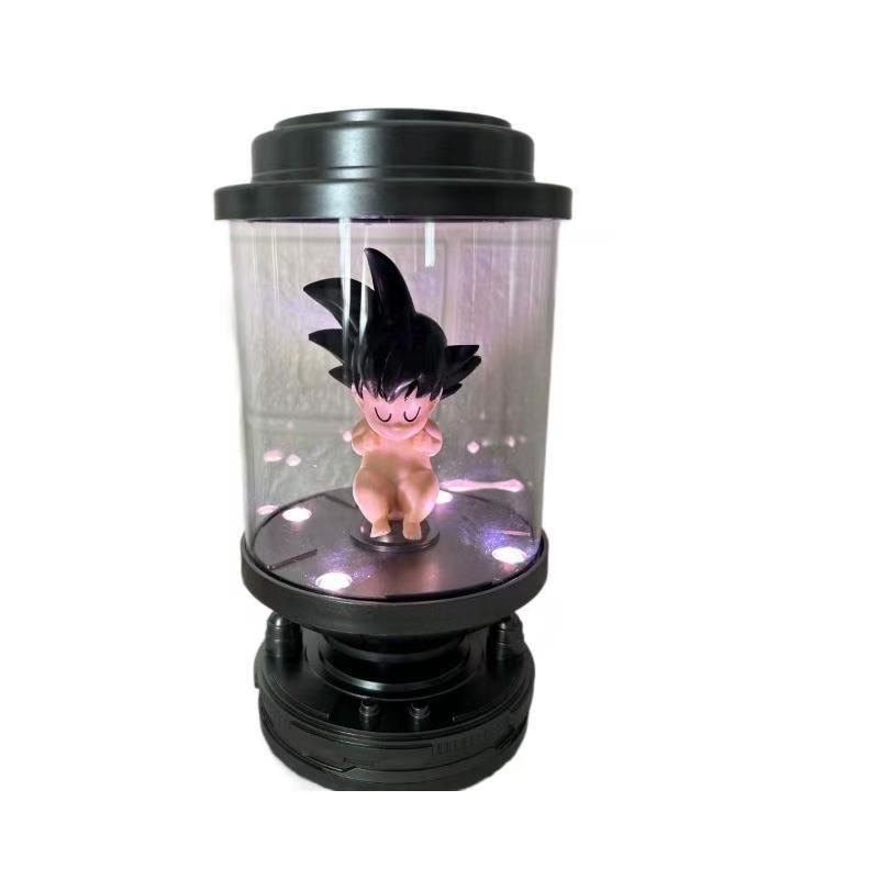 Dragon Ball Baby Goku LED Light-Up Capsule Figure