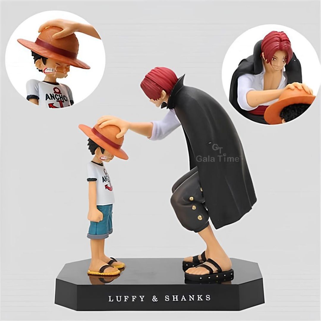 One Piece Luffy & Shanks Iconic Moment Figure – 17cm