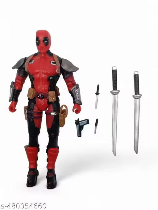 Marvel Deadpool Movable Figure with Sword – 16cm