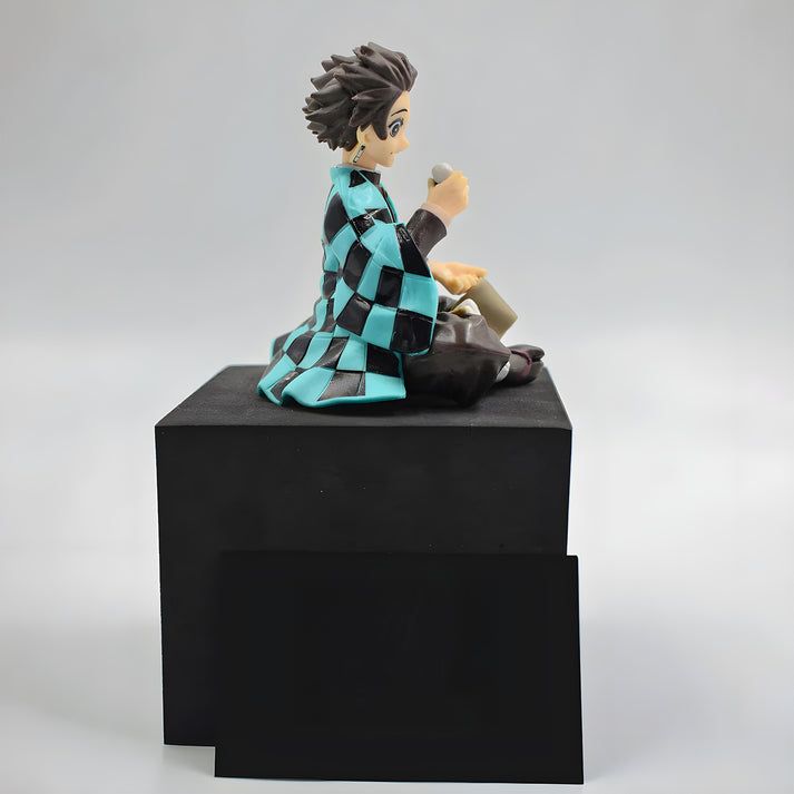 Demon Slayer Tanjiro Eating Rice Sitting Figure – 11cm