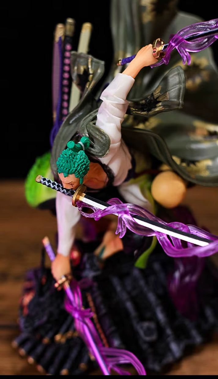 One Piece Zoro on Roof Figure – 21cm