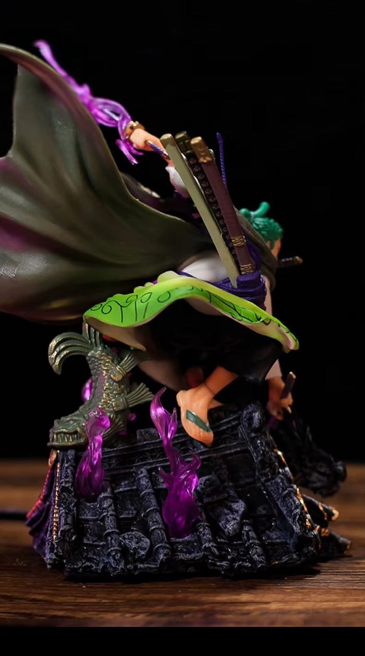 One Piece Zoro on Roof Figure – 21cm