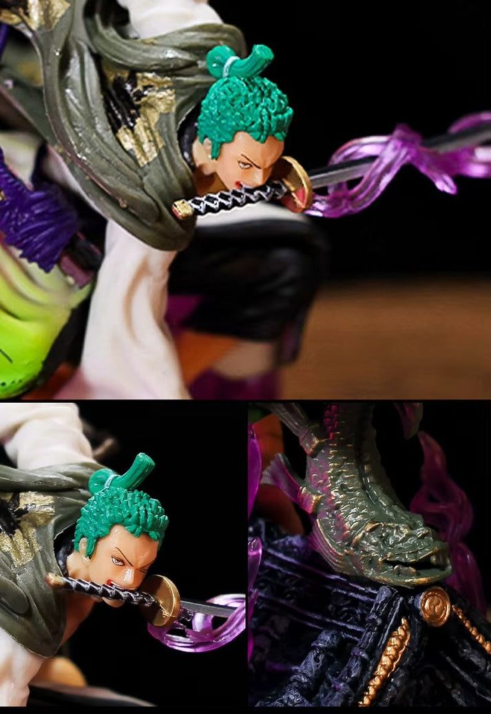 One Piece Zoro on Roof Figure – 21cm