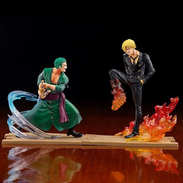 One Piece Zoro vs Sanji Fight Set Figure – 18cm
