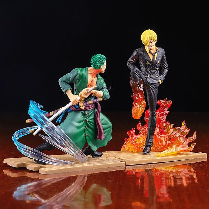 One Piece Zoro vs Sanji Fight Set Figure – 18cm