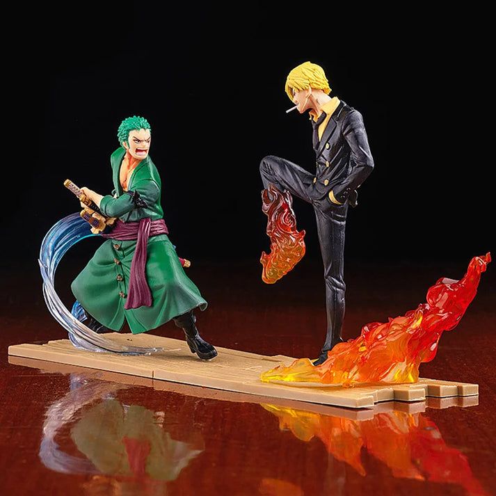 One Piece Zoro vs Sanji Fight Set Figure – 18cm
