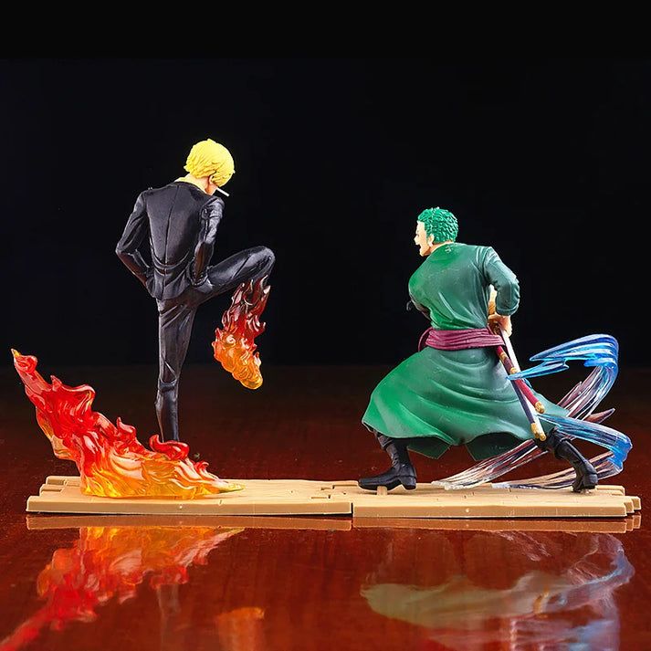 One Piece Zoro vs Sanji Fight Set Figure – 18cm