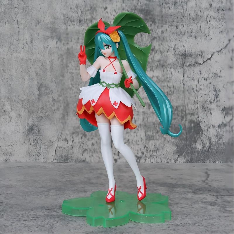 Hatsune Miku Thumbelina Green Leaf Figure – 21cm