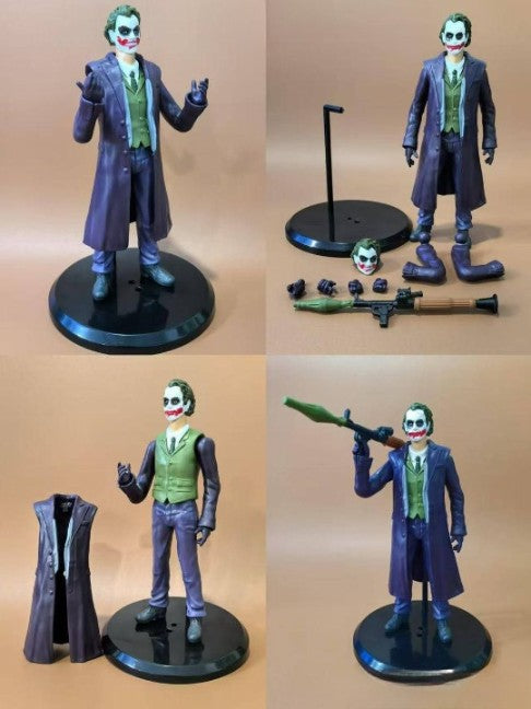 DC Joker Figure with Replaceable Hands, Arms & Face – 18cm
