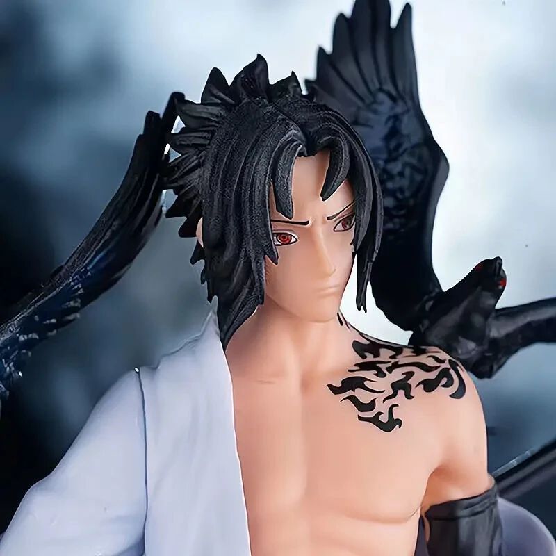 Naruto Sasuke Uchiha Attack Raven Figure – 23cm