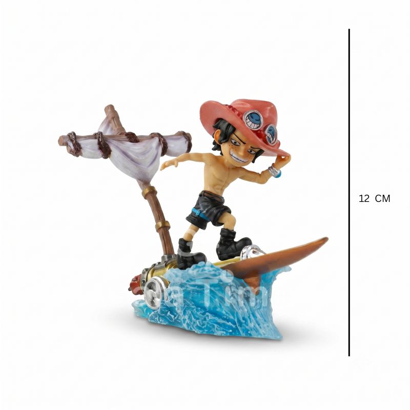 One Piece Kid Ace on Striker Boat Figure – 12cm