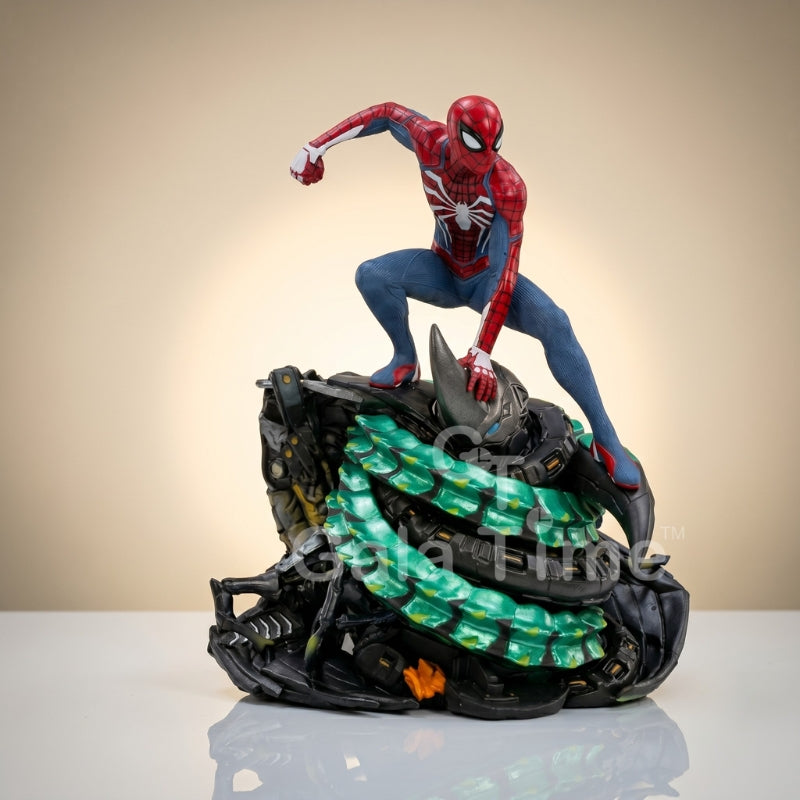 Marvel Spider-Man vs Rhino Diorama Figure – 15cm