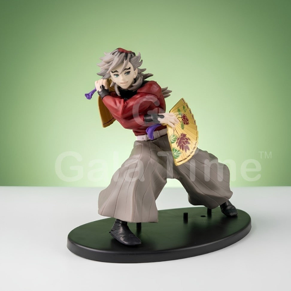 Demon Slayer Doma Upper Moon 2 Dual Fans Figure – 16cm