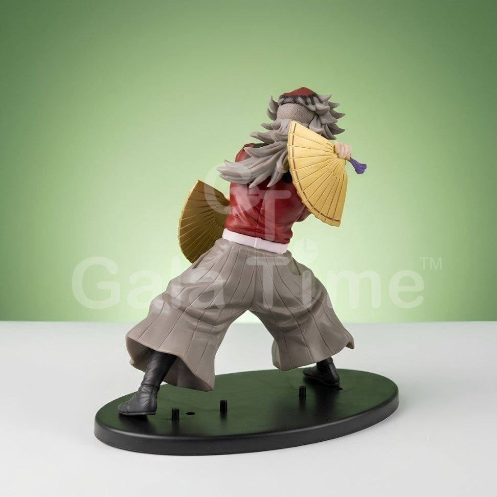 Demon Slayer Doma Upper Moon 2 Dual Fans Figure – 16cm