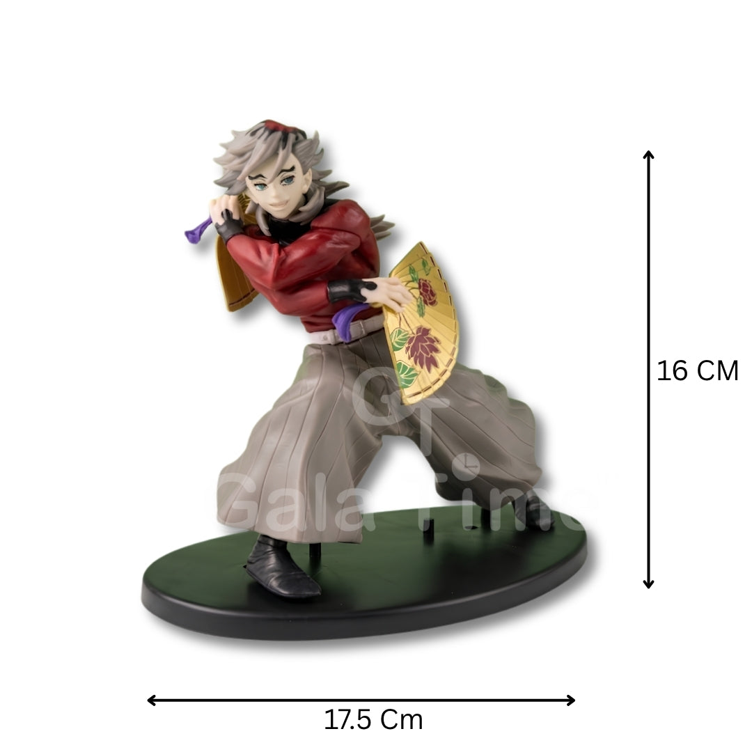 Demon Slayer Doma Upper Moon 2 Dual Fans Figure – 16cm