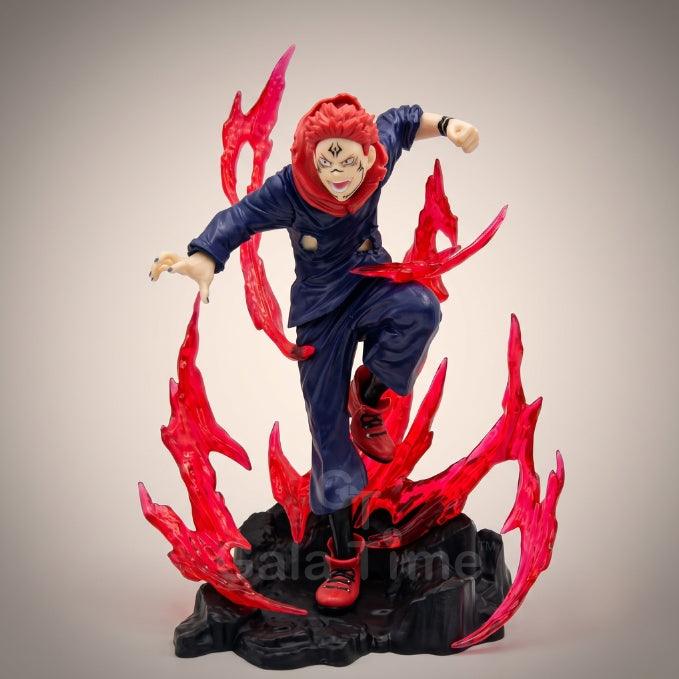 Jujutsu Kaisen Sukuna Red Flame Aura Figure – 17cm