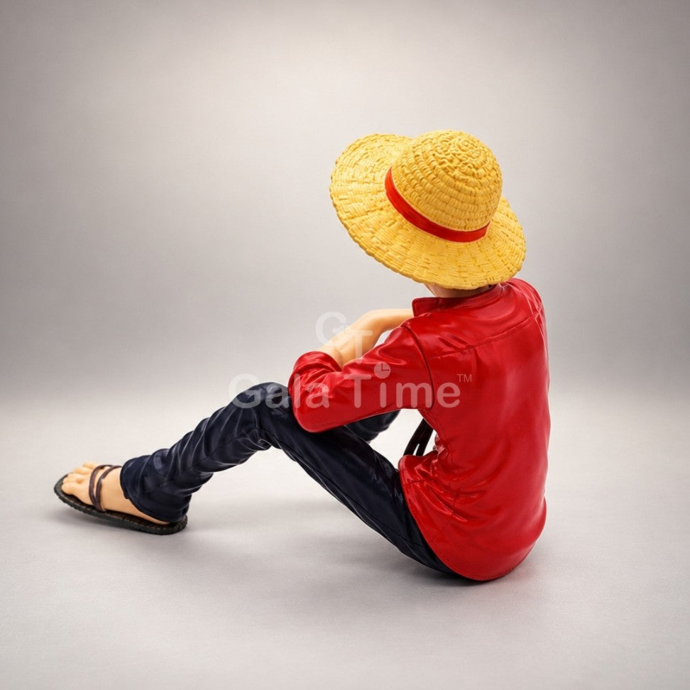 One Piece Luffy Sitting Edge Figure – Red Shirt – 15cm