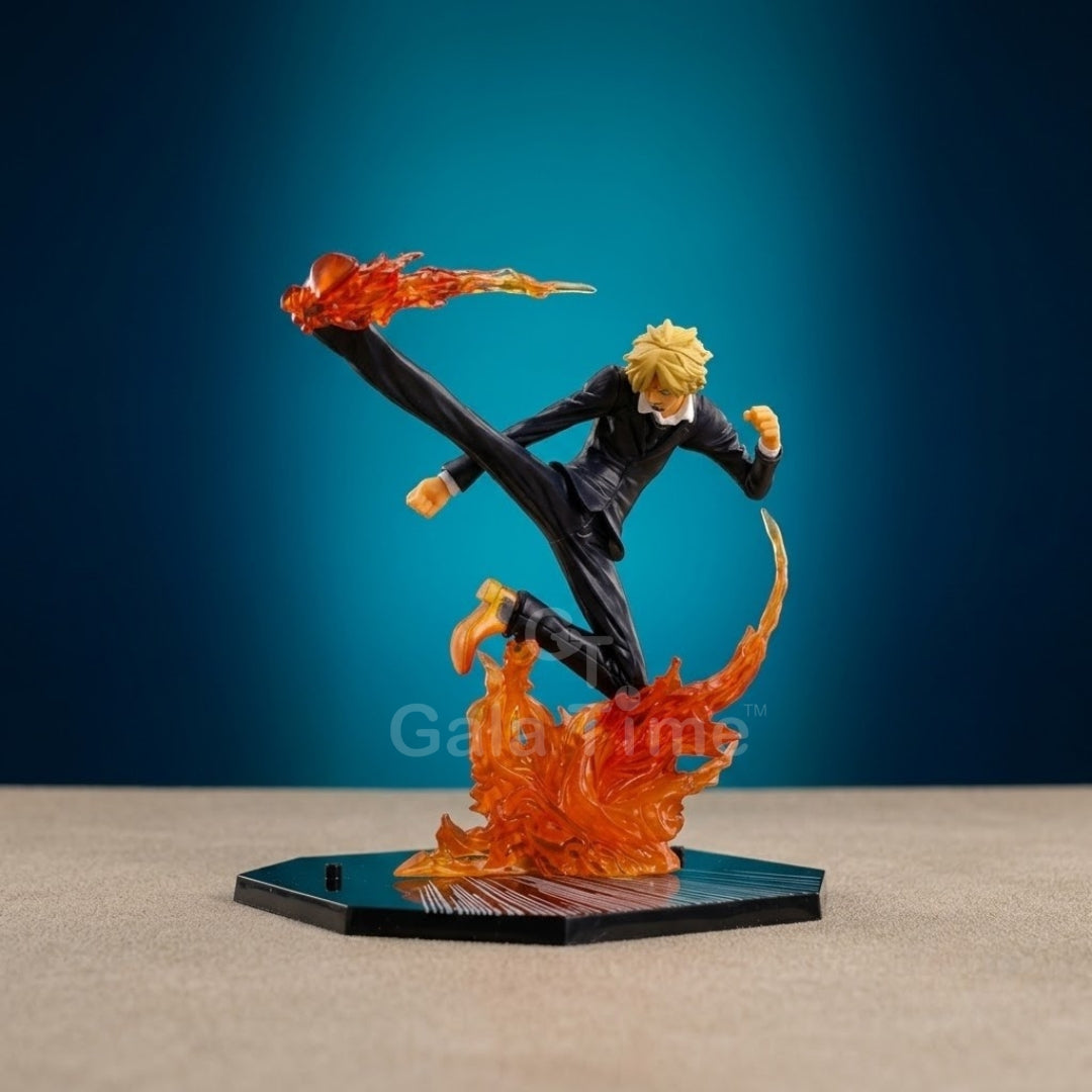 One Piece Sanji Diable Jambe Flame Kick Figure – 14cm