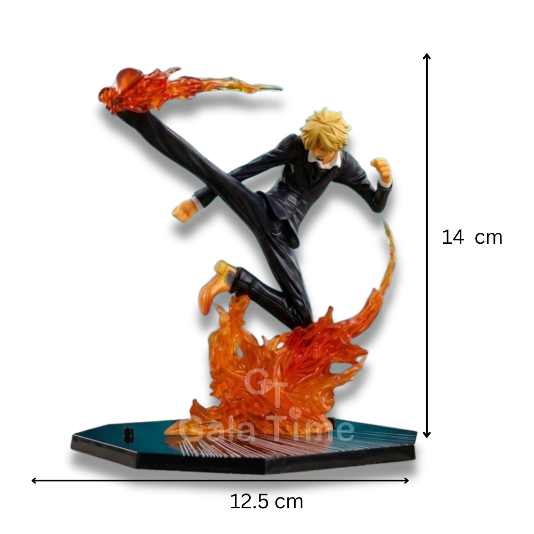 One Piece Sanji Diable Jambe Flame Kick Figure – 14cm