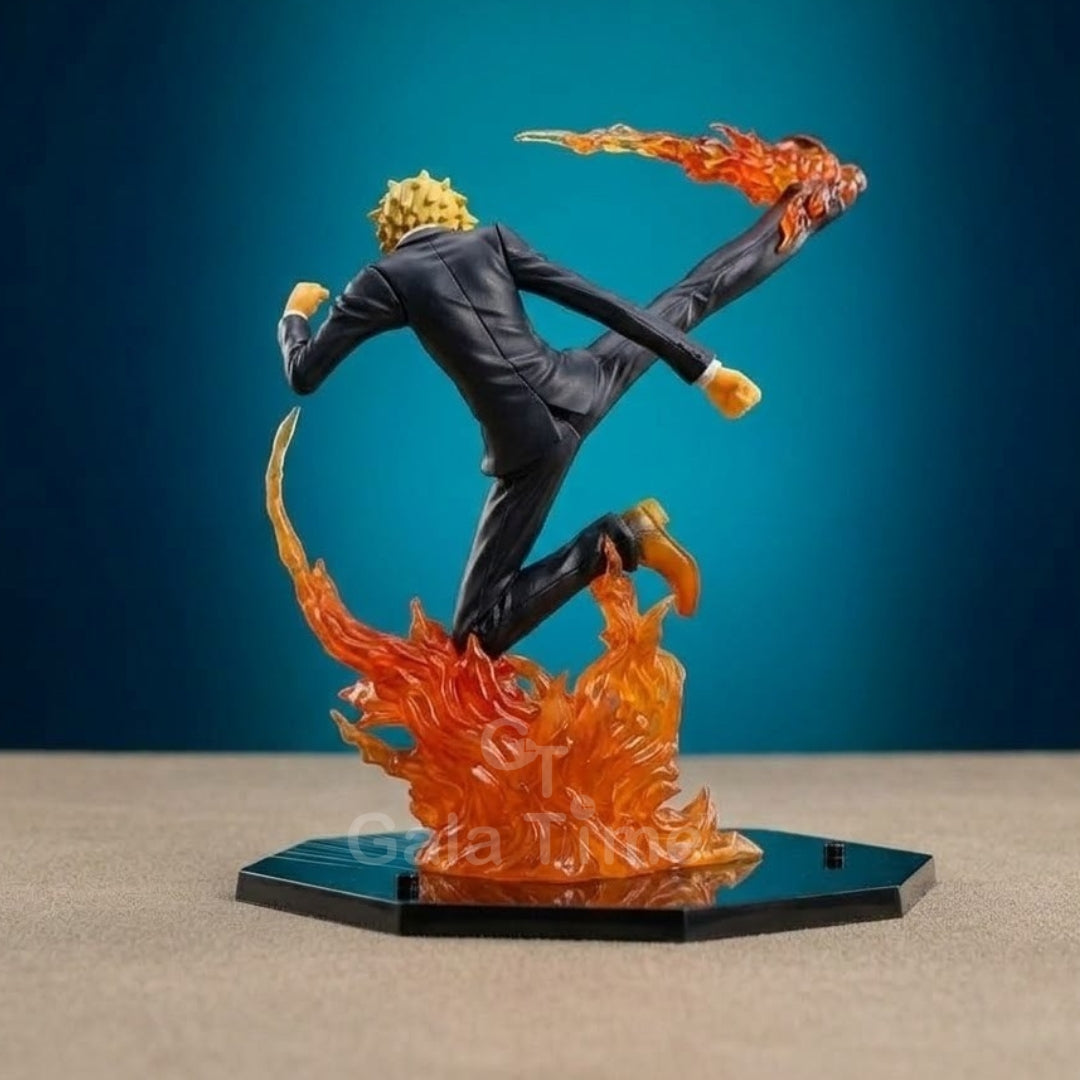 One Piece Sanji Diable Jambe Flame Kick Figure – 14cm