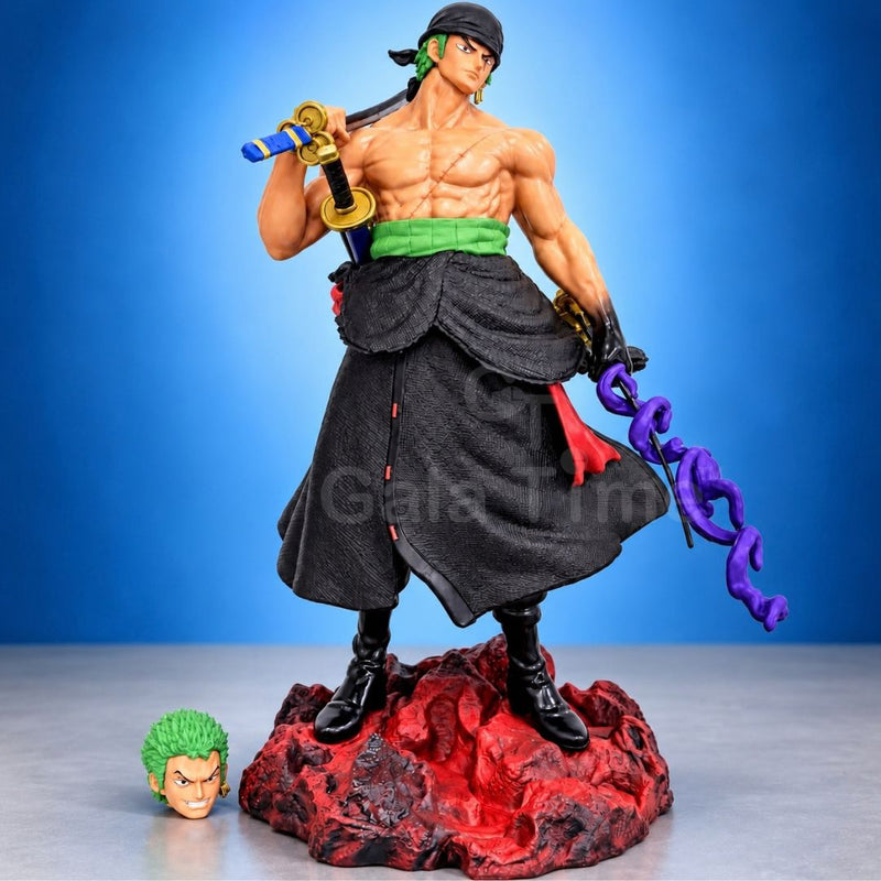 One Piece Zoro Wano Purple Haki Figure – 28cm