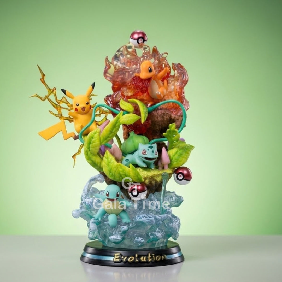Pokémon Kanto Starters Diorama Figure – 26cm