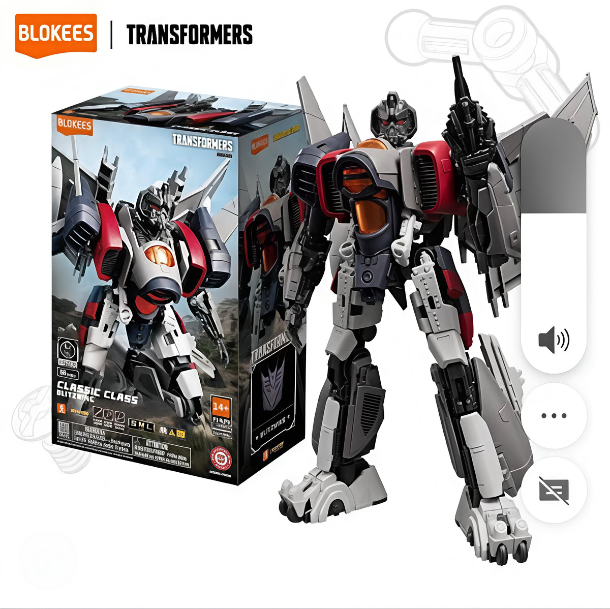 Blokees Transformers Blitzwing model kit