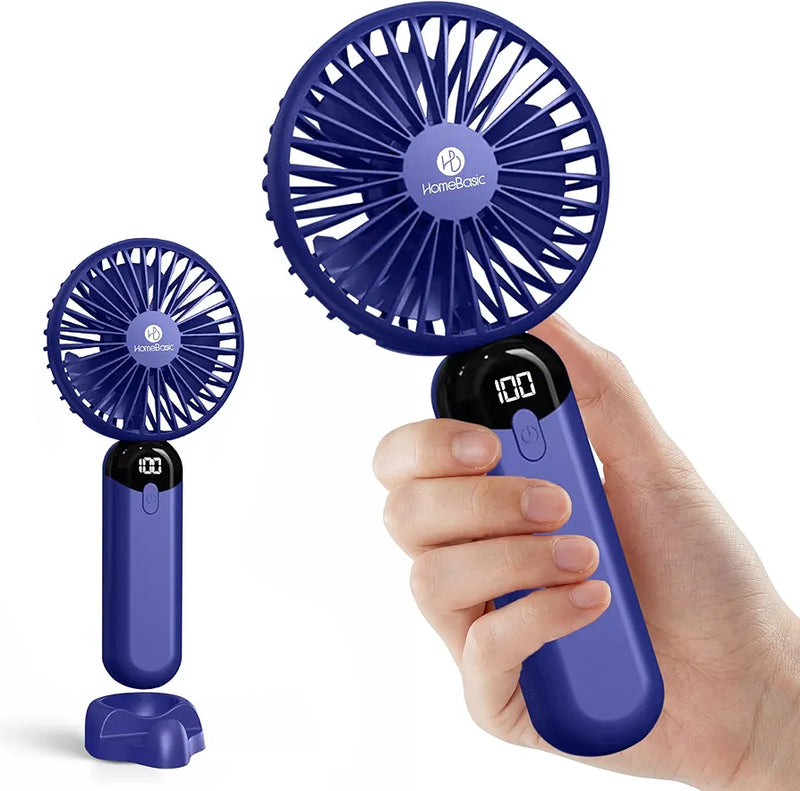 Handheld High-Speed Mini Fan with Display