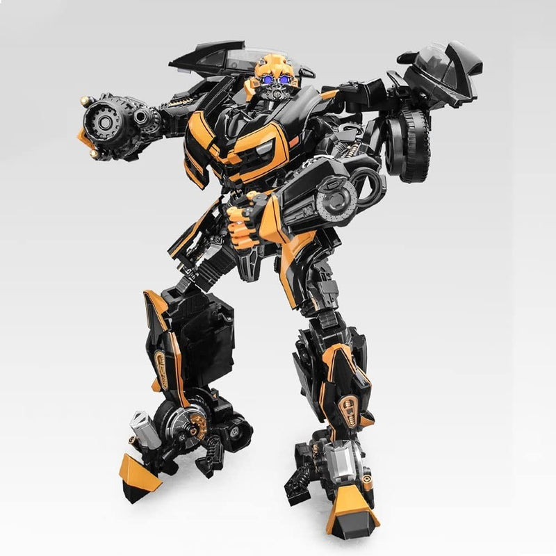 BB-02 Black Bee Warrior – Black & Orange Muscle Car Robot