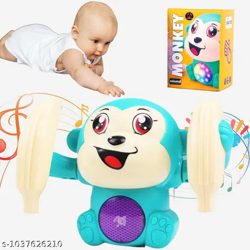 Musical Crawling Monkey Toy