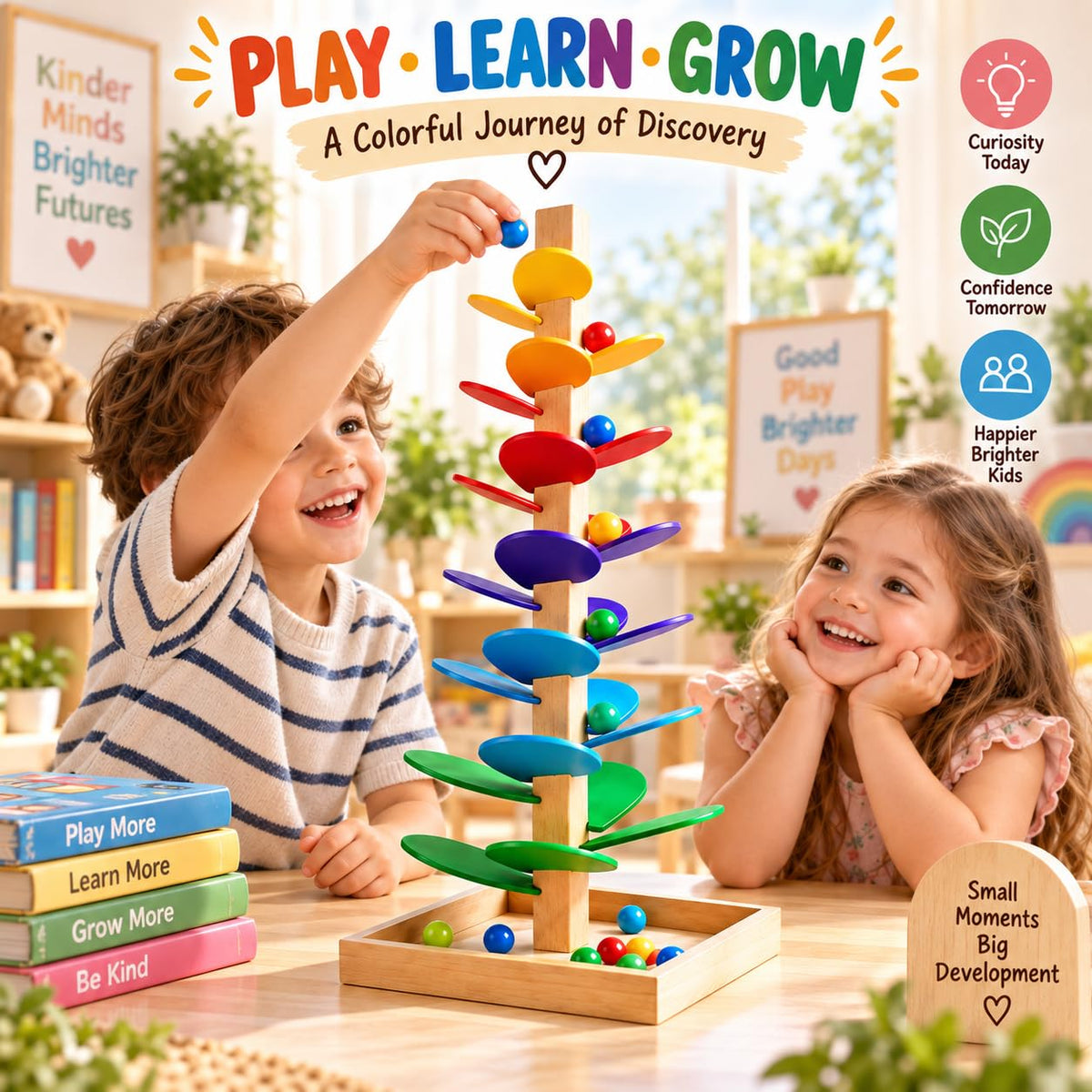 Wooden Rainbow Music Tree - image 4