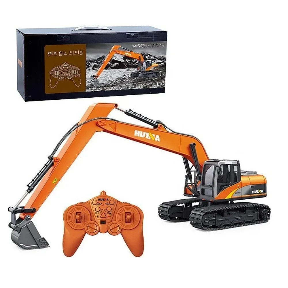 Huina 1:14 RC Long-Reach Excavator – Professional Remote Control Construction Vehicle