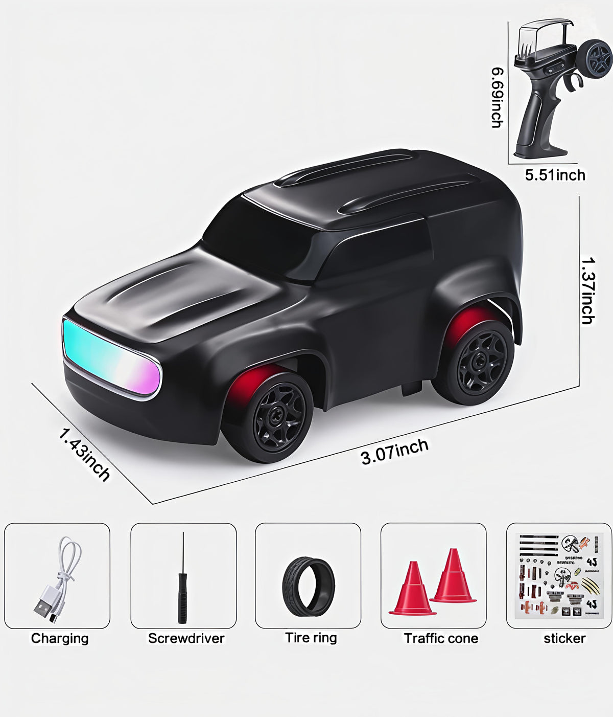 Desktop Drift RC Car 1:64 Scale - image 2