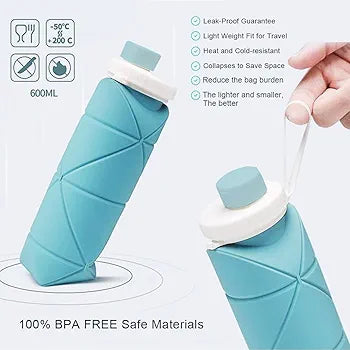 Collapsible Silicone Water Bottle