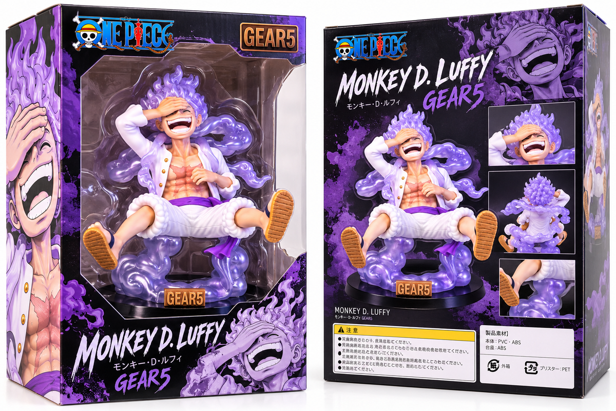 One Piece Luffy Gear 5 Iconic Pose Figure – 17cm