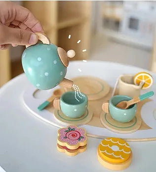 Wooden Afternoon Tea Set - image 5