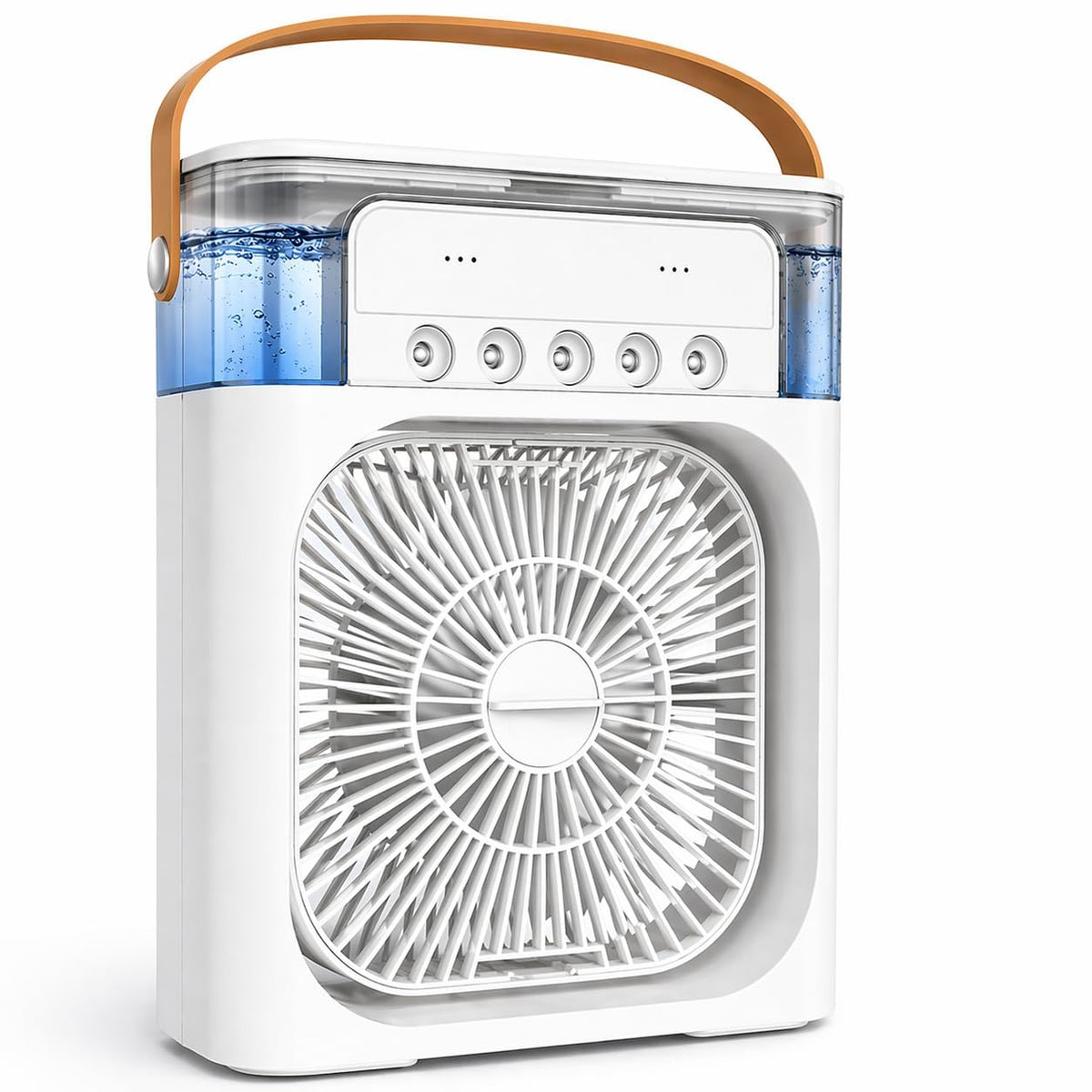 Mini Air Cooler Fan with Mist – 600 ml Tank