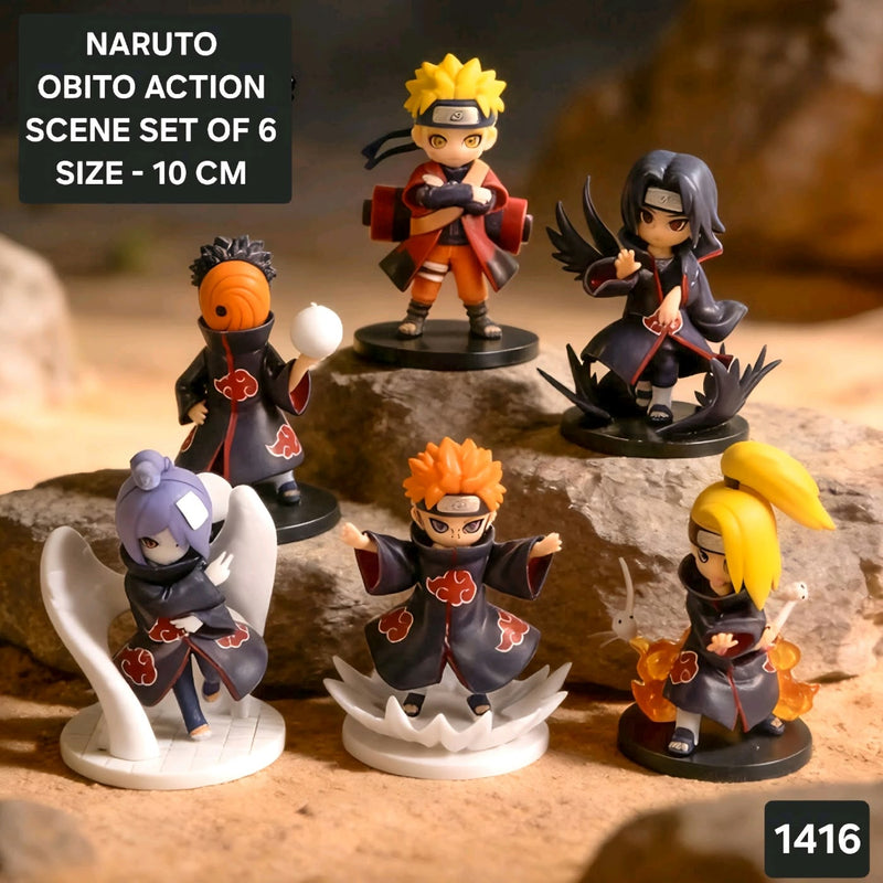Naruto Akatsuki Action Set of 6