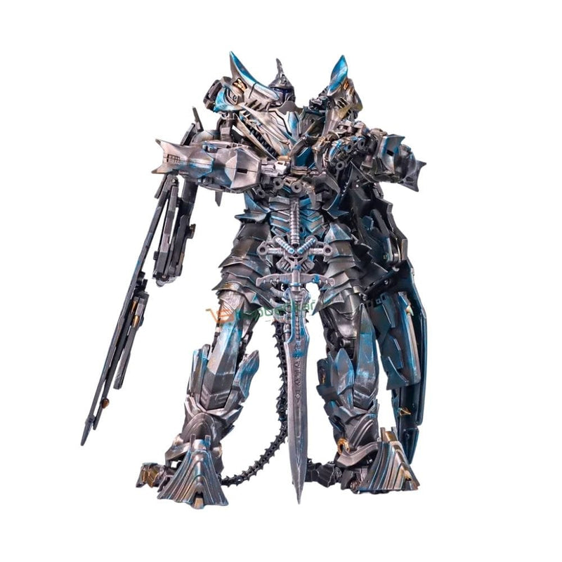 Baiwei TW-1104 Steel Whip – Silver & Ice-Blue Knight Robot