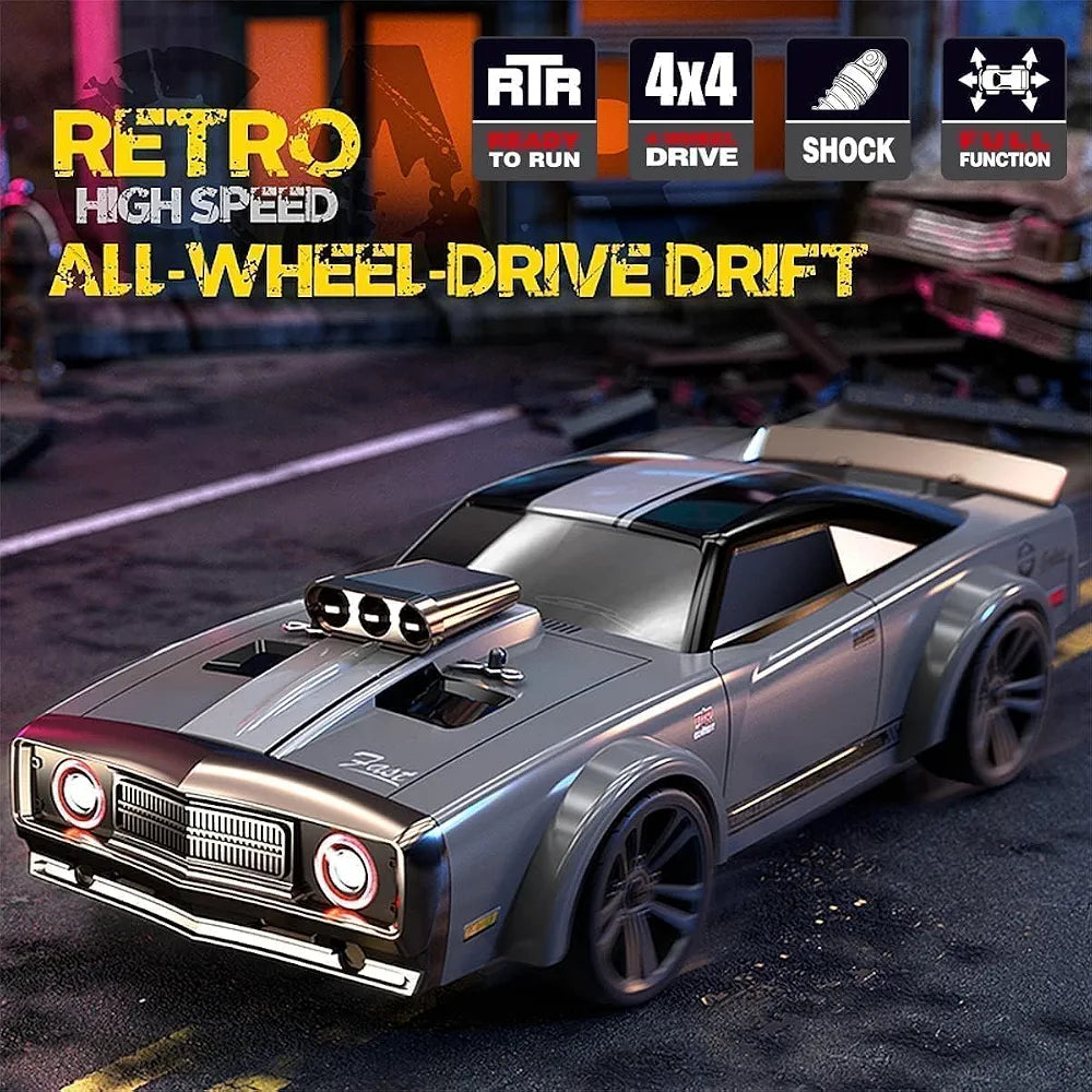 Hurricane 4WD Retro Muscle Drift RC Car
