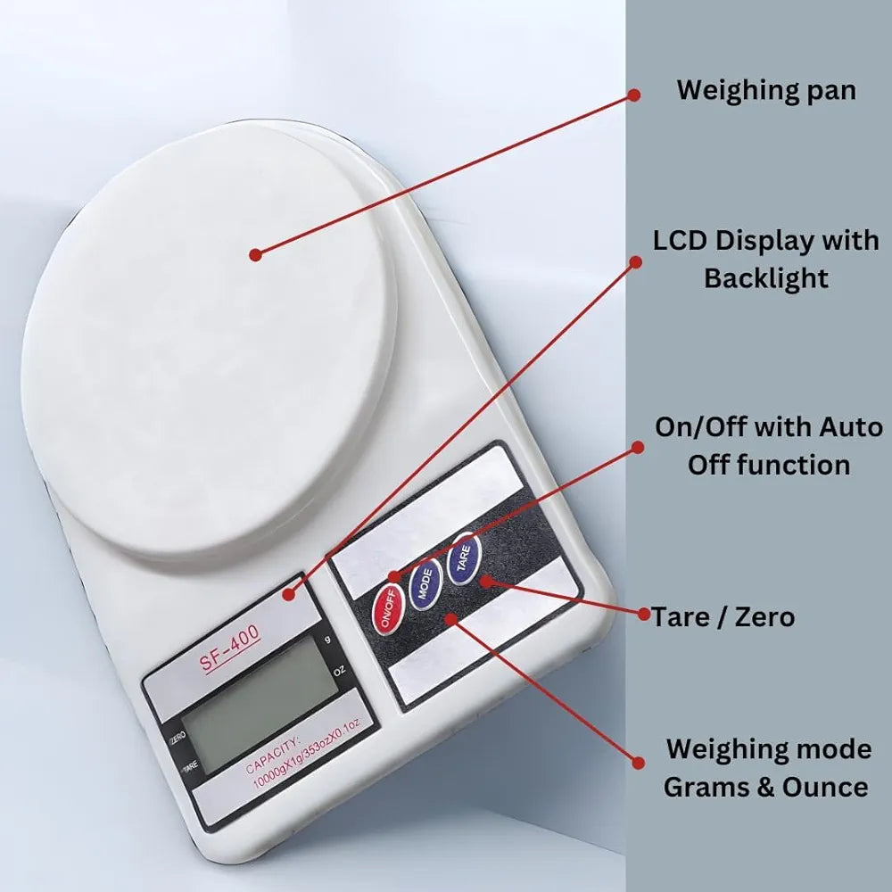 Digital Kitchen Weighing Scale – 10 kg