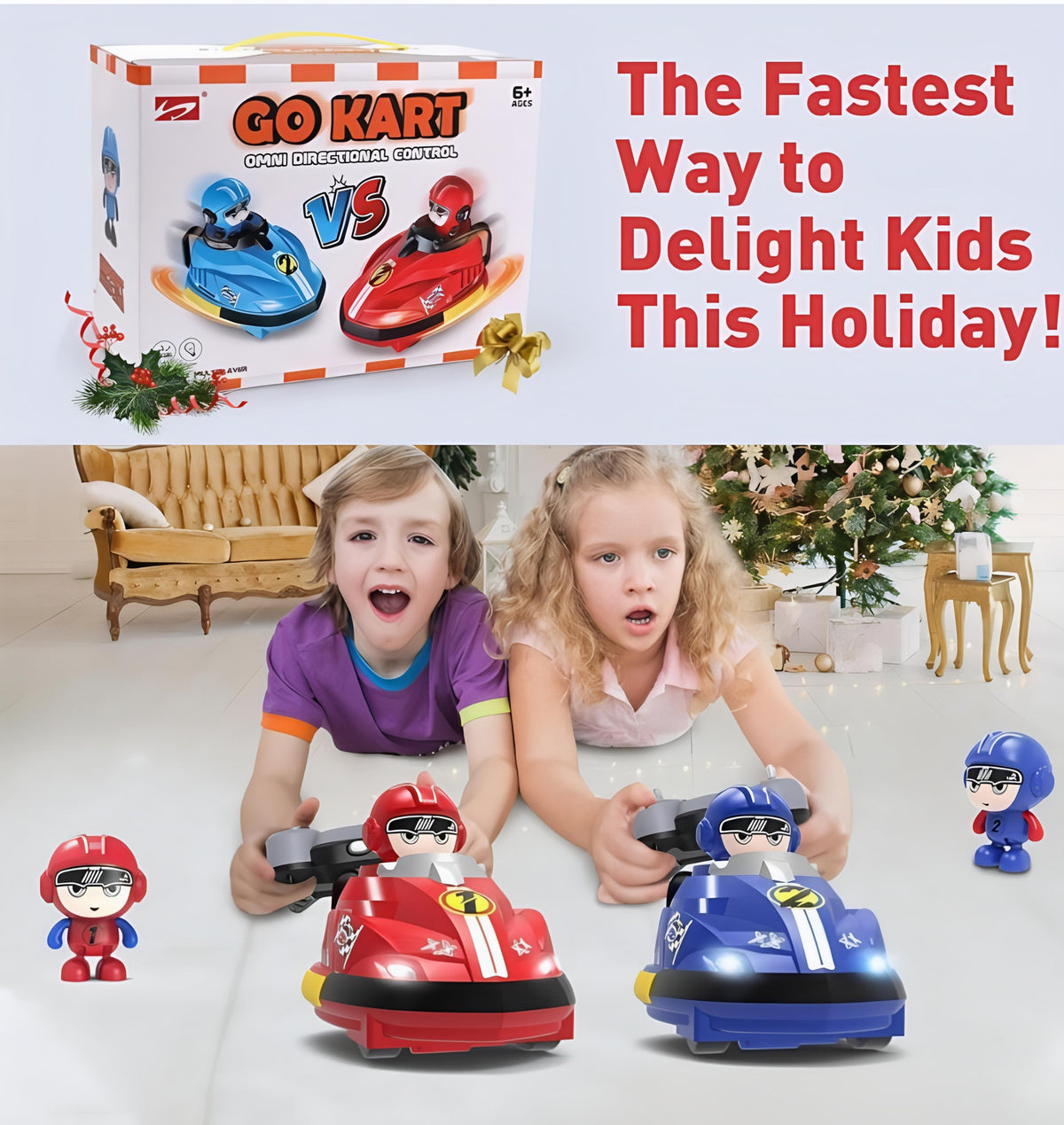 Remote Control Bumper Car Battle Set (2 Cars) - image 5
