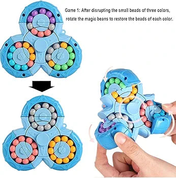 Magic Rotating Bead Puzzle – 3-Disc Spinner Brain Teaser