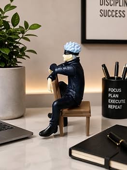 Jujutsu Kaisen Gojo Sitting on Chair Figure – 11cm