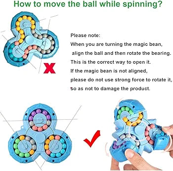 Magic Rotating Bead Puzzle – 3-Disc Spinner Brain Teaser
